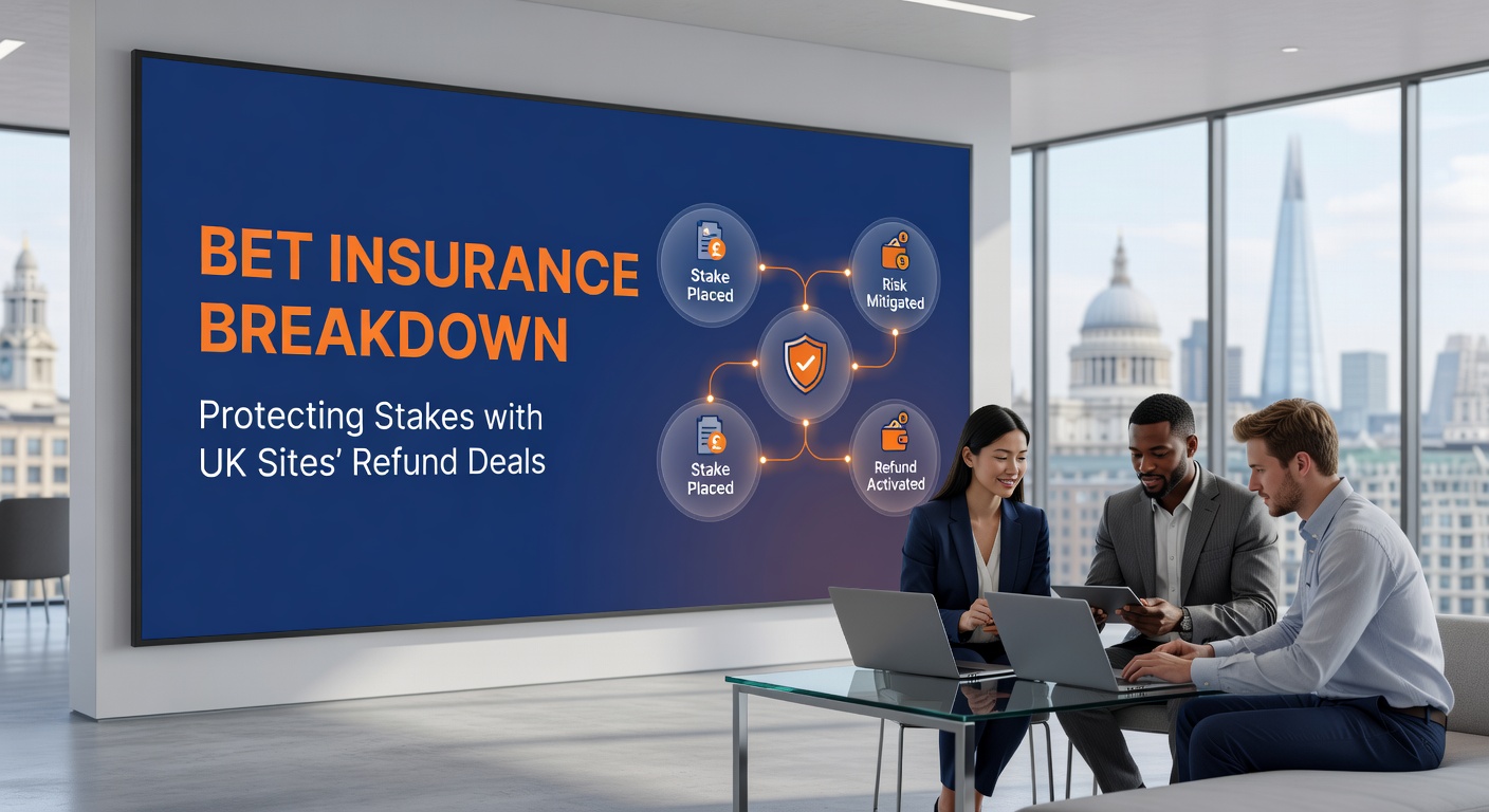 Visual breakdown of bet insurance mechanics showing a refunded stake on a UK betting platform interface