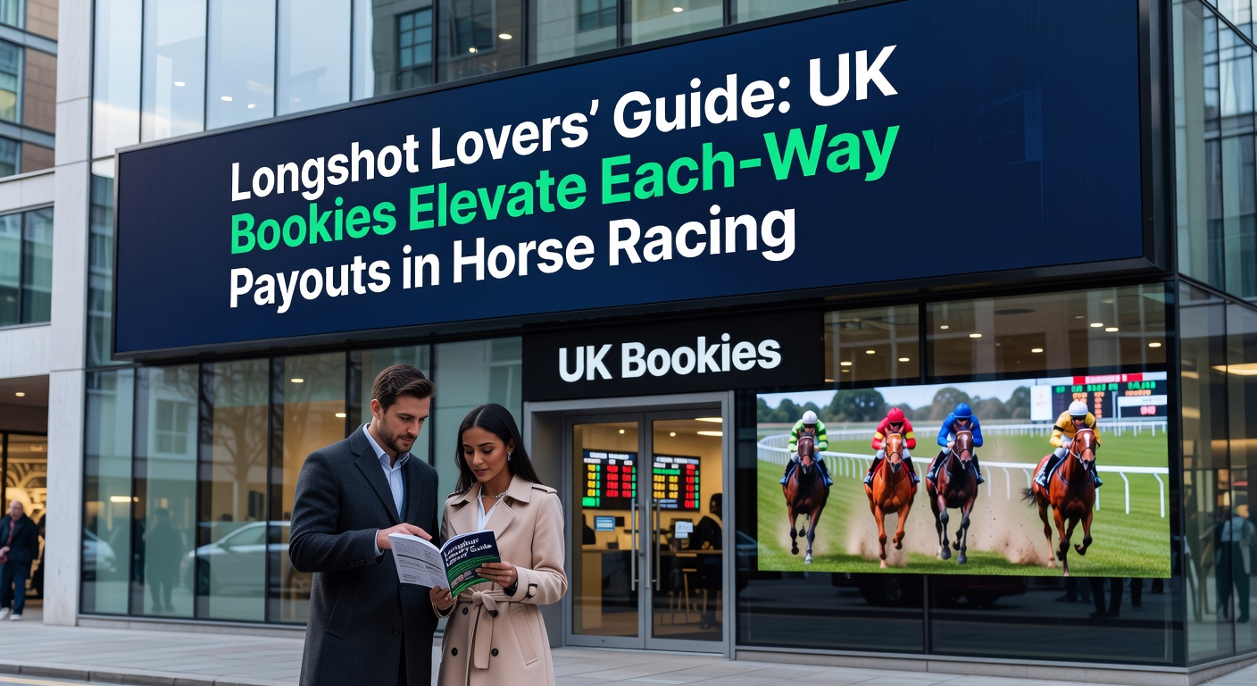 Thrilling finish at a UK horse race with longshot horse gaining ground amid cheering crowds