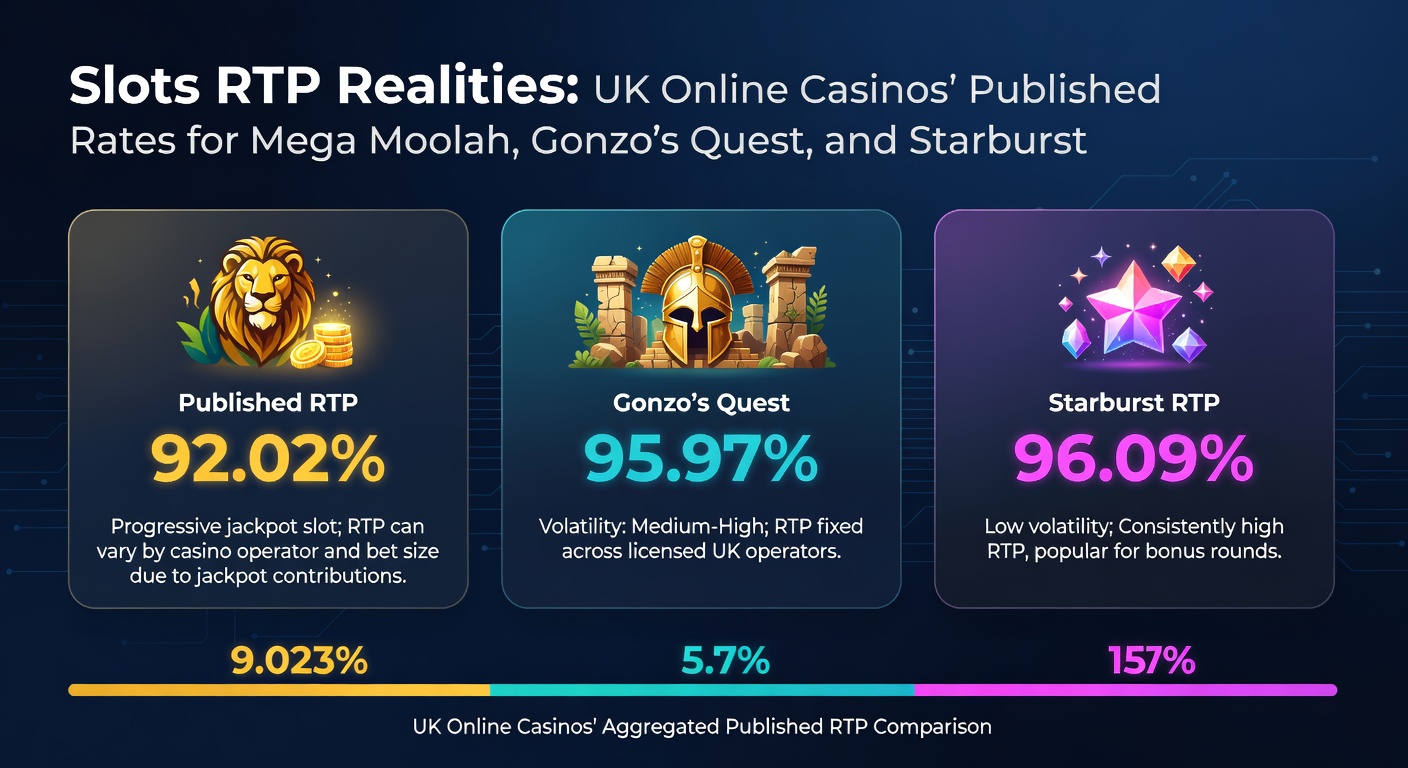Vibrant slot machine reels from Mega Moolah, Gonzo's Quest, and Starburst displaying jackpot symbols and cascading wins on a casino interface